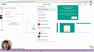 Create a Web App + App that share the same database in Adalo