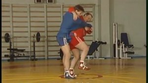 САМБО Ч65 Подхват под две ноги с зашагиванием