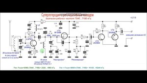 Супергетеродин с регенеративным каскадом на диапазон 7 МГц.
