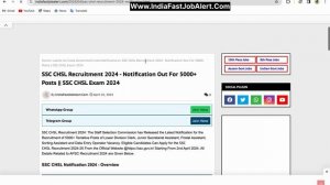 SSC CHSL New Vacancy 2024 - 5000+ Vacancy || SSC Important Notice