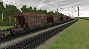 Trainz 🚅 Электровоз ВЛ23-244 с грузовым поездом