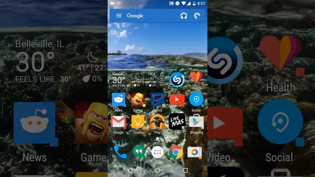 Action Launcher 3 Covers Demo on Nexus 5 Android 6.0 Marshmallow