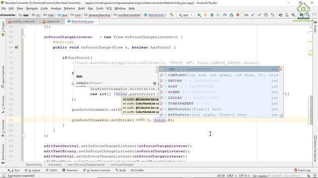 Complete Android App Development Course | Number Converter App PART-6 Dynamic Drawable Design