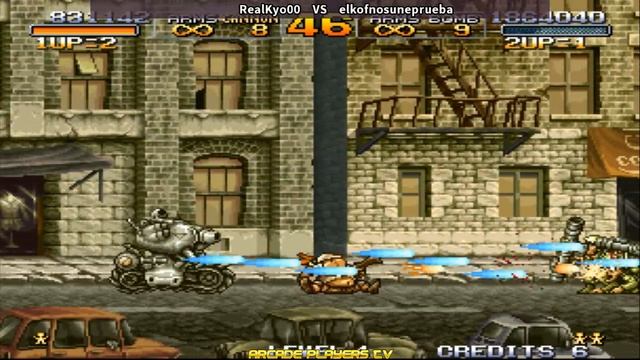 Metal Slug X ➤ RealKyo00 (Argentina) & elkofnosuneprueba (Peru) mslugx смотреть онлайн