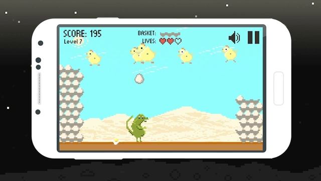 Egg Catcher - Android Game смотреть онлайн