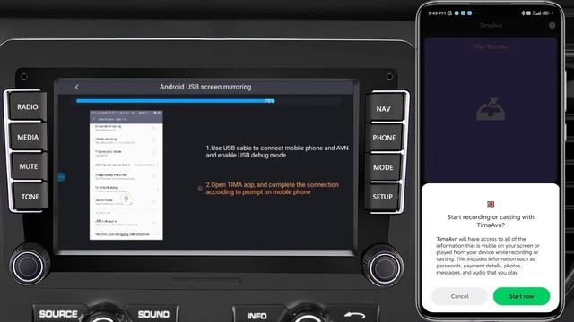 Android 9.1 Double Din GPS Car Stereo Radio 7''for VW(A2181)UI display+mirror link+camera connectio смотреть онлайн