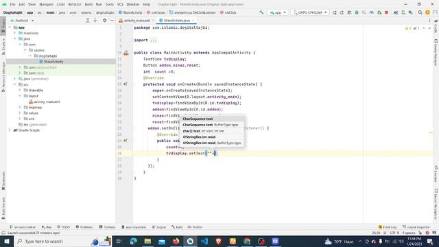 How to make Digital Tajbi apps Android studio