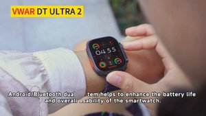 VWAR DT ULTRA 2 Android Smartwatch- GPS WIFI Google Play, 2.1" AMOLED Screen
