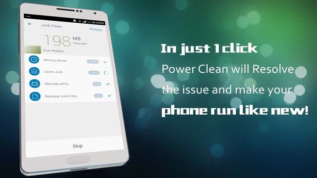 Power Clean Android смотреть онлайн