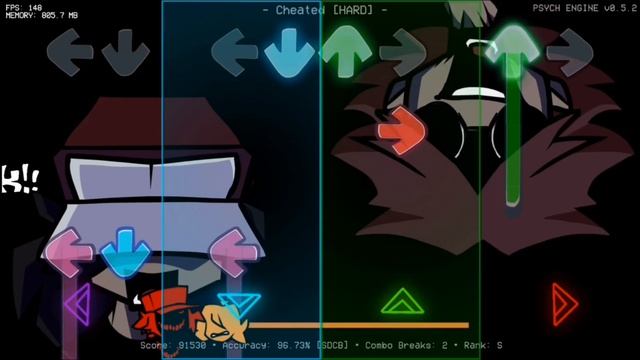 Hypno's Lullaby V2 (Psych engine Android Port) -Cheated- Unused song for Steven vs Mike смотреть онлайн