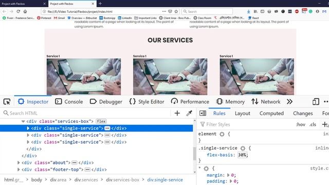 Create a Responsive Website using Flexbox in Bangla | Part 2