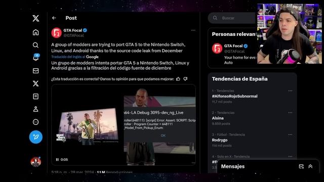 💣 GTA V se HACE REALIDAD al FIN en NINTENDO SWITCH de FORMA INESPERADA... смотреть онлайн