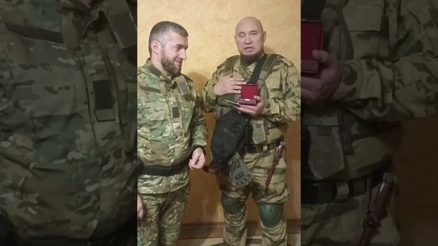15.12.2022г Сегодня получил высшую награду Орден  "Ахмат - Спецназ" Наградил меня командир батальона