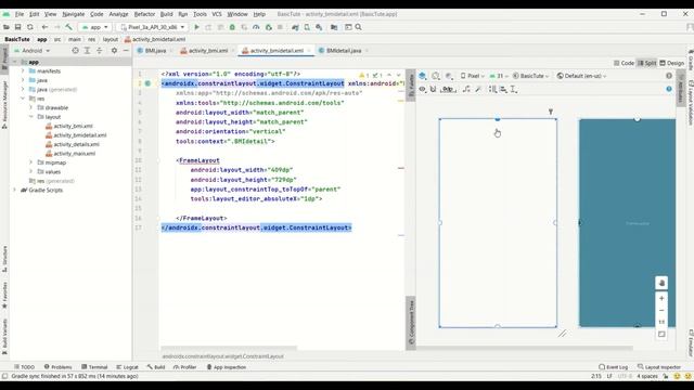 Frame Layout in Android Studio tutorial 5 in Tamil смотреть онлайн