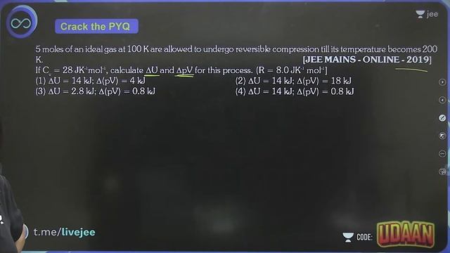 Thermodynamics L5 | Enthalpy | #jee2024 #jee2025 #jeechemistry #monicabedi смотреть онлайн