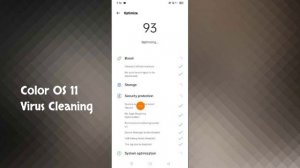 Color OS 11 Virus Cleaning Feature Use