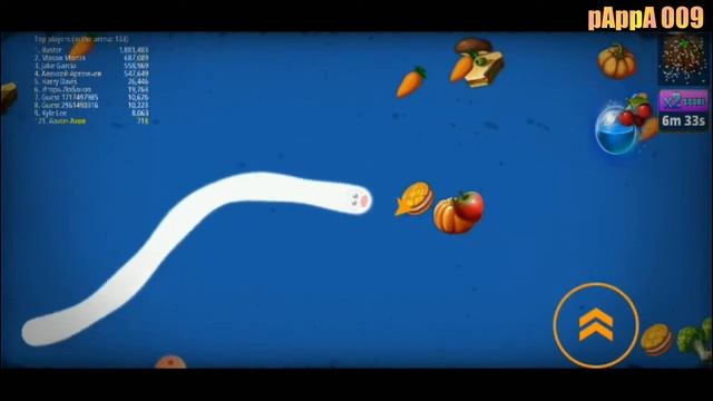 Try Hard Worms Work ! Worm Zone Game Play ! #pAppA_009 смотреть онлайн