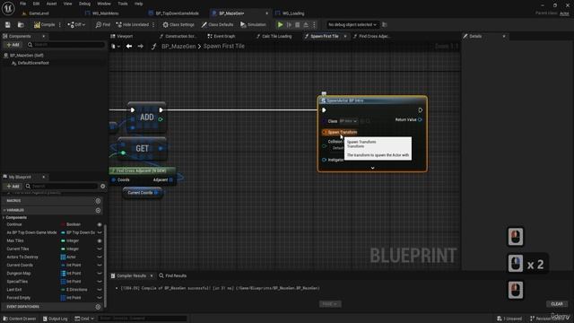 11 - Coordinate Mapping and Tile Spawning