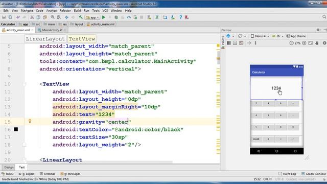 Calculator App Part-2 - Tutorial -6 смотреть онлайн