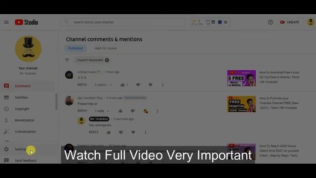 Comment box youtube community guidelines 2021 | Turned off problem | Tamil | Mr.Youtuber смотреть онлайн
