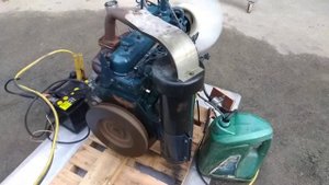 Тест двигателя Kubota V1505-671111