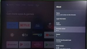 TCL Android TV : How to Check Android TV OS Version