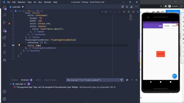 11) Floating Action Button | Flutter Tutorial Series 2021 | Theory Or Practical