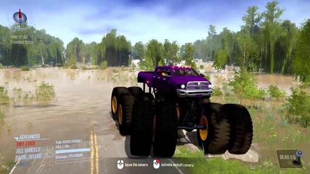 Spintires: MudRunner - Monster Limousine Driving Off-road Driving | MOD 2023 смотреть онлайн