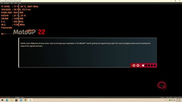 MotoGP 22 -YUZU[SWITCH Emulator] - Core i7 4790 | RX-570 4GB смотреть онлайн
