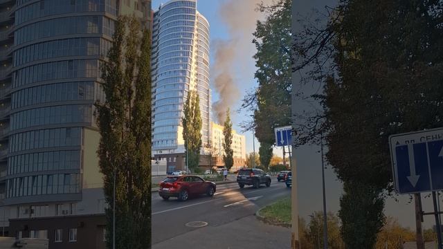 Пожар в Нижнем Новгороде.