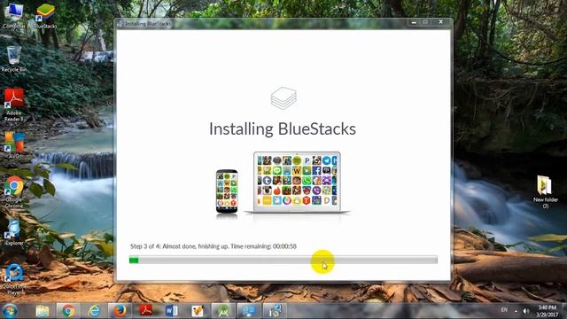 Running Android Studio Project with BlueStack Emulator смотреть онлайн