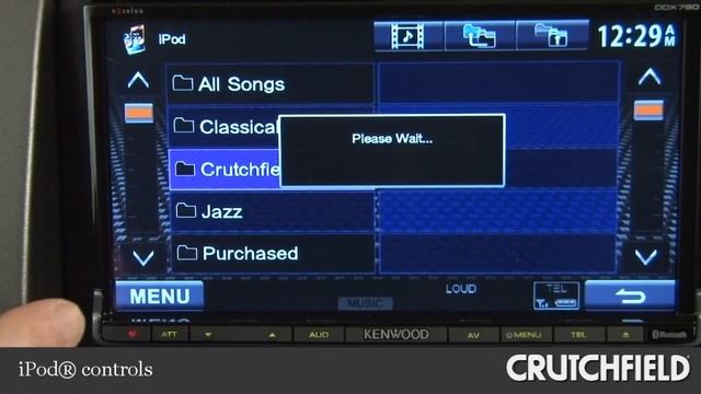 Kenwood Excelon DDX790 DVD Receiver Display and Controls Demo | Crutchfield Video смотреть онлайн