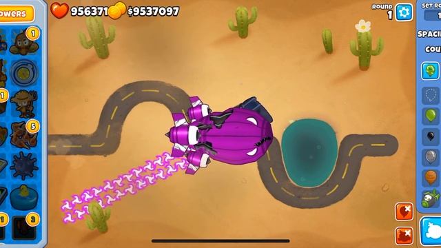 BTD6 Legend of the Night Tier 5 Super Monkey SOLO a BAD Balloon! *INSANE* смотреть онлайн