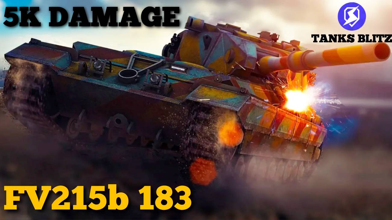 TANKS BLITZ ● Красивый бой на БАБАХЕ (FV 215b 183)