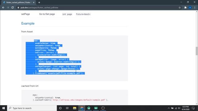 16 - PDF Viewer Library in Flutter | Android Studio Tutorial 2020 | Hindi/Urdu