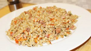 Перловая каша с ветчиной. Улучшенный рецепт армейской кирзухи. С 23 февраля, мужики!