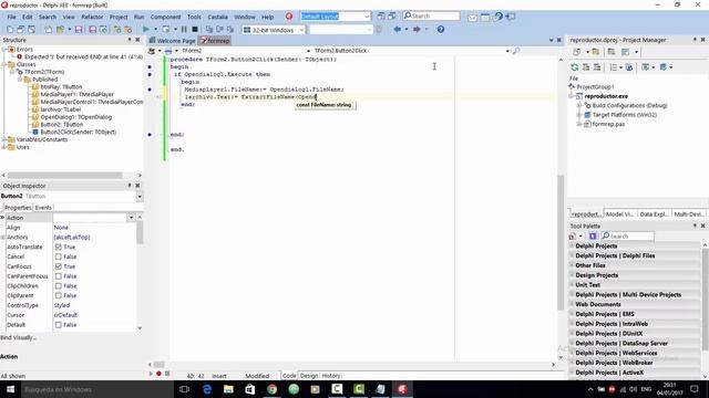 Clase de Programacion #3: Como crear un Reproductor de video y Audio (Delphi XE8) смотреть онлайн