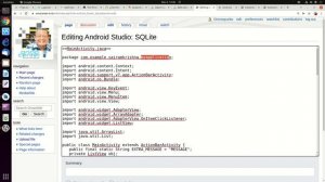 20220306 ANDROID main activity SQLite masih gagal