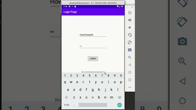 How to make login page in Android Studio