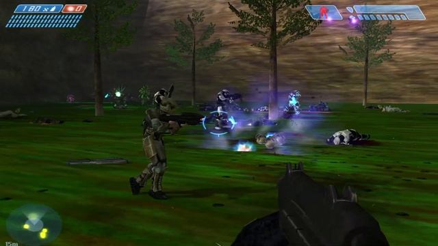 Halo 1 UNSC Vs Covenant Ai Battle смотреть онлайн