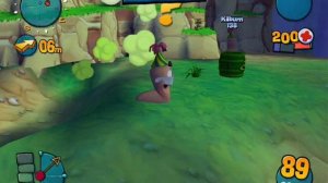 Worms 4 Mayhem Gameplay