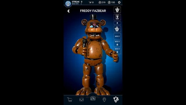 Freddy Fazbear Condition from 100% to 0% - Fnaf AR