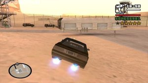 CJ battles Aliens and Flying Saucers at Area 69 - GTA San Andreas (mod) - video #2