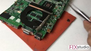 Asus X5DIJ -  soldering of microswitch (power button) [4K]