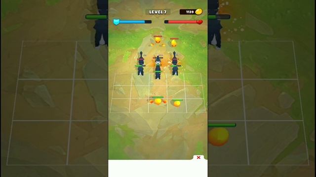 Merge Battle Tactics - Walkthrough Part 1 Levels 1-12 - New Game - Android ios Gameplay смотреть онлайн