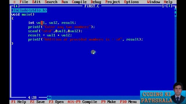 Installation of Turbo C compiler and execution of first C program | C/C++ Tutorial in Hindi #2