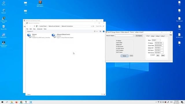 Quickly change your local IP address | 4 Different network configuration смотреть онлайн