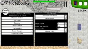 baldi gotta sweep mod menu baldi basics android mods