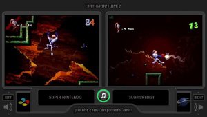 Earthworm Jim 2 (Snes vs Sega Saturn) Side by Side Comparison