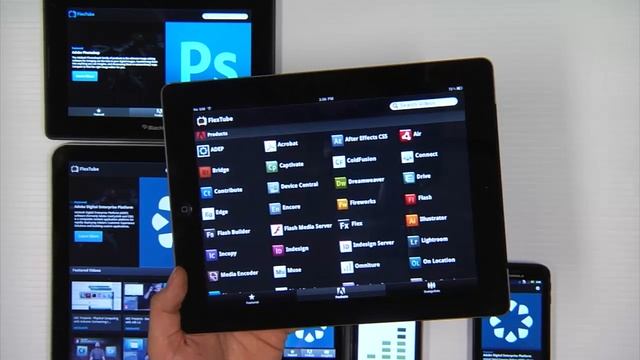 Multi-Screen application running on Android, iOS and the Playbook all powered by Adobe Flex & AIR смотреть онлайн